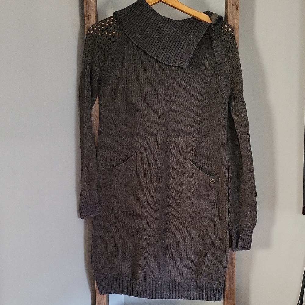 Prana Cowl Neck Sweater Dress